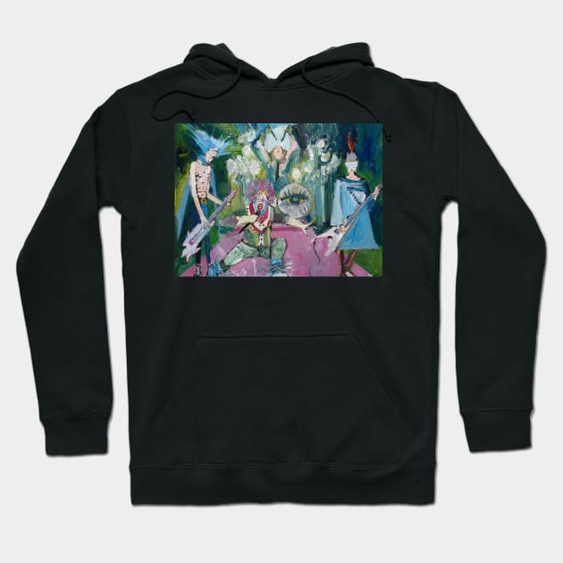 ROCK IS THE CONCERT Hoodie by lautir